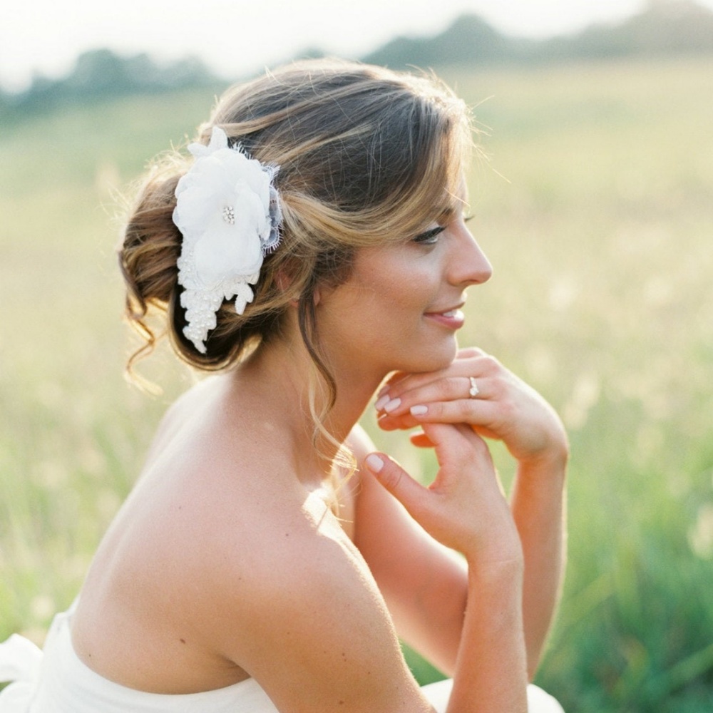 Bridal Hairpiece. Wedding Headpiece.